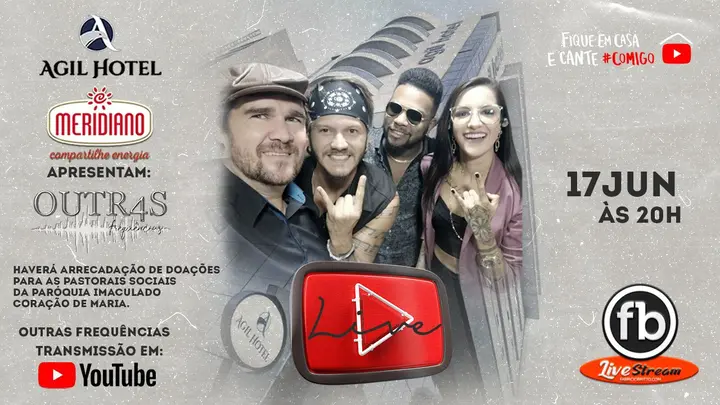 Cartaz da live do Agil Hotel de 17 de junho de 2020